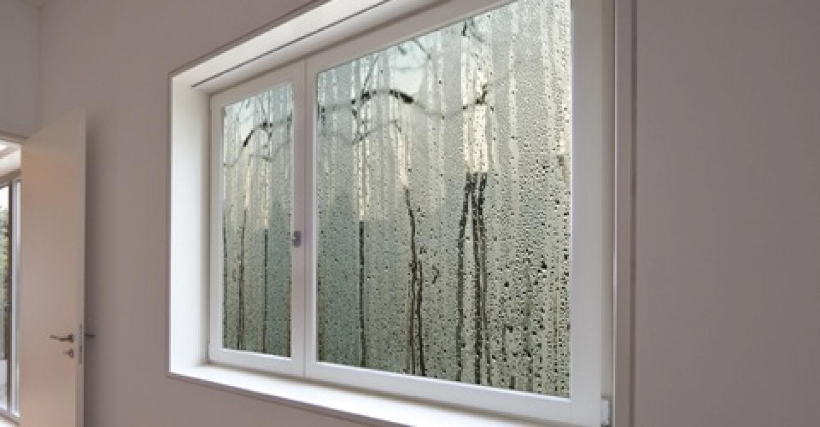 Condensation sur les vitres (fenêtres) et mur